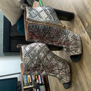 Calvin Klein Open Toed Booties